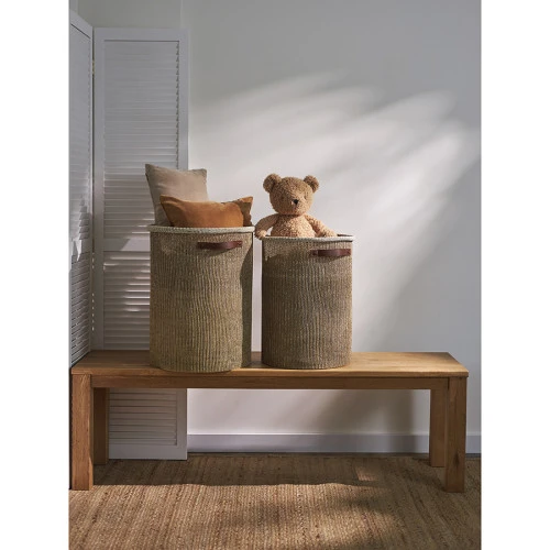 Корзина для хранения sustainable collection, D37х52 см, бежевая