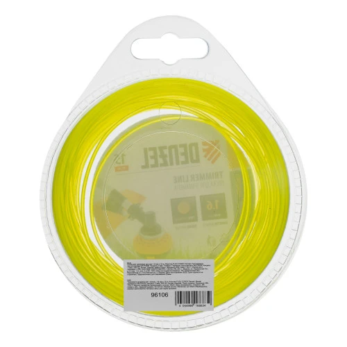 Леска для триммера, круглая 1.6 мм х 15 м, блистер Flex cord Denzel