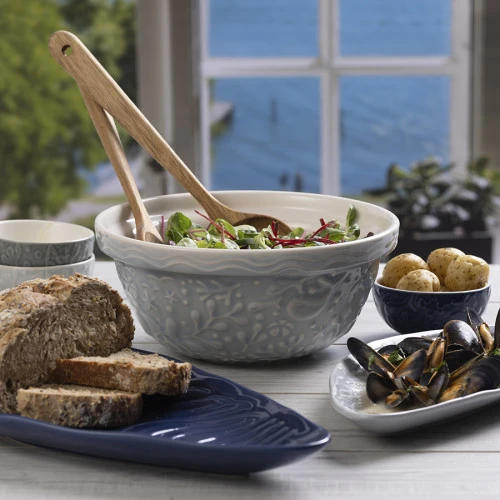 Блюдо сервировочное nautical, 18,5х36,5 см, серое