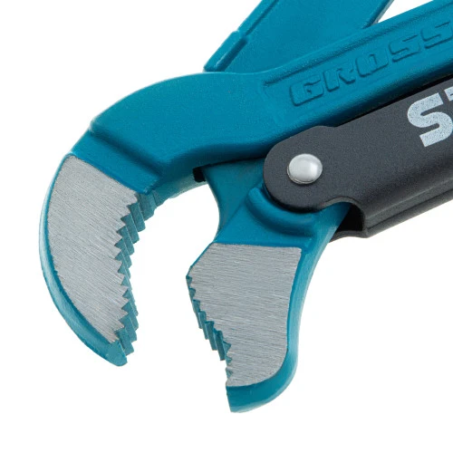 Ключ трубный рычажный 1, №1, цельнокованый, CrV, тип "S" Gross