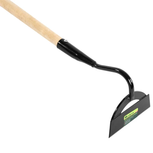 Мотыга стальная усиленная, 150 х 45 х 860 мм, деревянный черенок, Сибртех