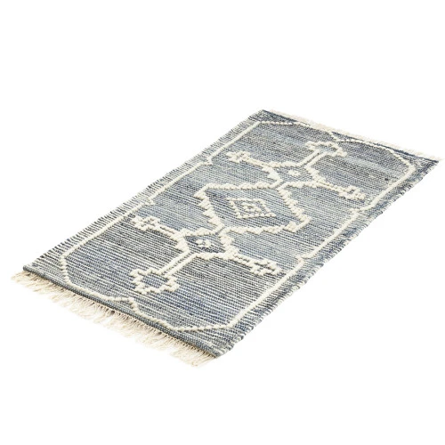 Ковер из шерсти и денима jammu из коллекции ethnic, 70x160см