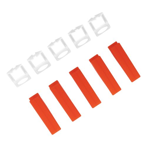 Комплект зажим + клин для системы выравнивания плитки СВП Ворота XL, 200/100 шт. в пакете Matrix