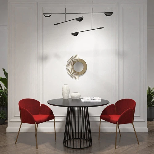 Зеркало настенное lys, 43х50,8 см, латунь