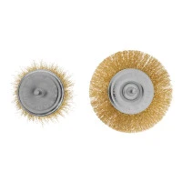 Набор щеток для дрели, 2 шт, 1 плоская, 100 мм, 1 "чашка", 75 мм, со шпильками Matrix