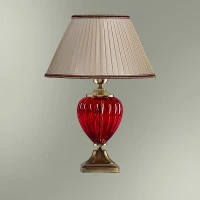 Настольная лампа с абажуром  26-08.57/95509 ПАЛЬМИРА