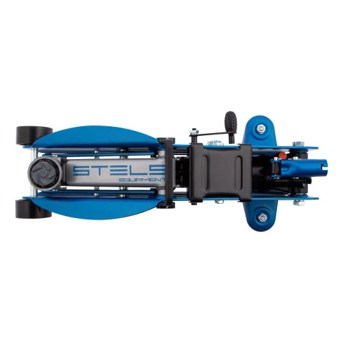 Домкрат гидравлический подкатной с фиксатором, 2.5 т, Safety Pin, 140-385 мм, в кейсе Stels