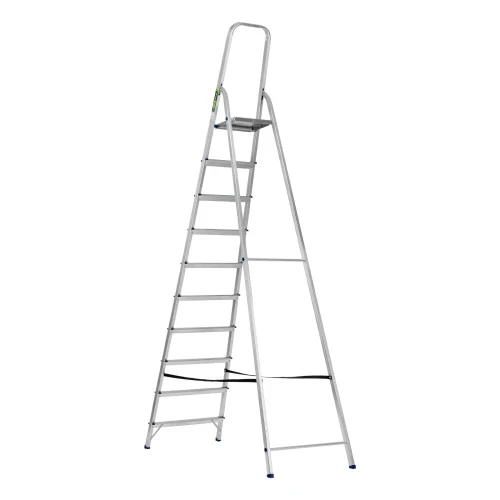 Стремянка, 10 ступеней, алюминиевая, Сибртех