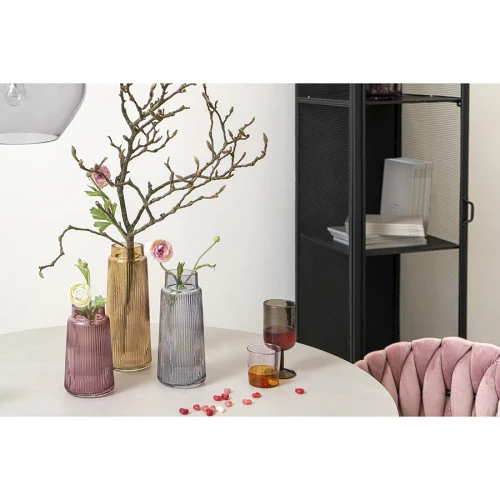 Ваза noemi, 19 см, бордовая