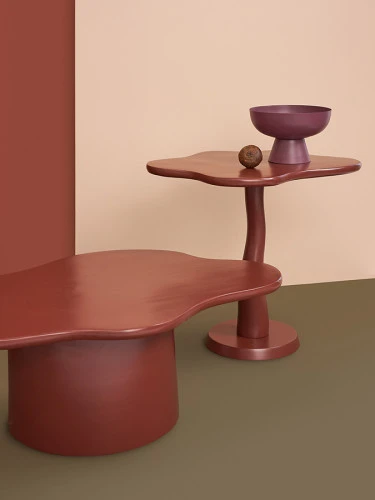 Столик кофейный fluid, 86х56х30 см, сепия