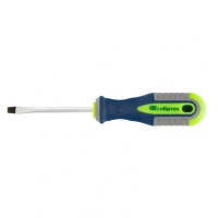Отвертка, SL5 х 75 мм, CrV, трехкомпонентная рукоятка Сибртех