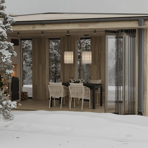 Стол обеденный leif, 160х90 см, темно-серый