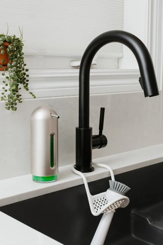 Диспенсер для жидкого мыла penguin, 355 мл, никель