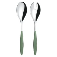 Набор столовых приборов для салата feeling, зеленый