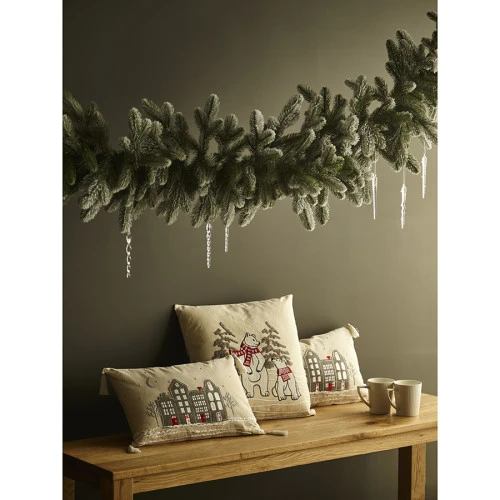 Подушка декоративная festive bears из коллекции new year essential, 45х45 см