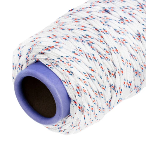 Фал плетеный полипропиленовый с сердечником, 6 мм, L100 м, 16-прядный, Сибртех