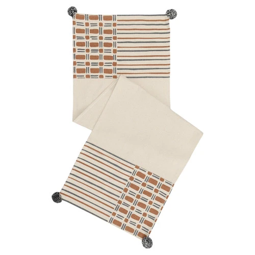 Дорожка на стол с геометрическим рисунком abstract play из коллекции ethnic, 45х150 см