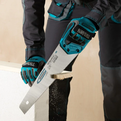 Ножовка по дереву "Piranha", 400 мм, 11-12 TPI, зуб-3D, каленый зуб, двухкомпонентная рукоятка Gross