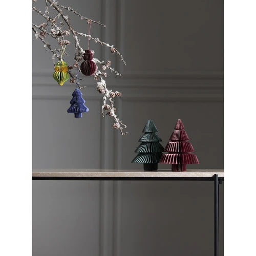 Декор новогодний honeycomb tree бордового цвета из коллекции new year essential