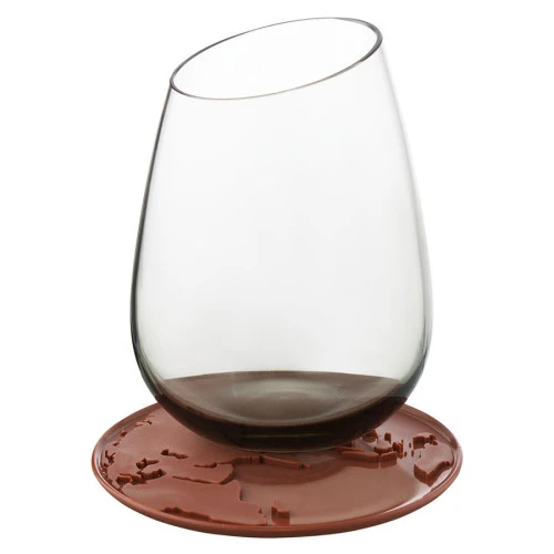 Набор подставок для кружки/стакана world coaster, коричневые, 2 шт.