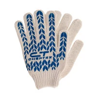 Перчатки х/б, ПВХ покрытие, "Протектор" 7 класс Сибртех