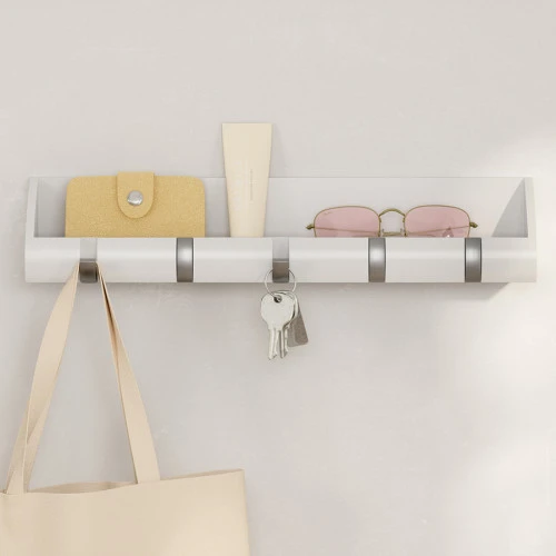 Вешалка-органайзер cubby белая