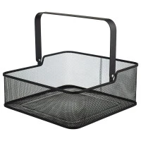 Корзина для хранения ferrant, 30,5х30,5х12,5 см, черная