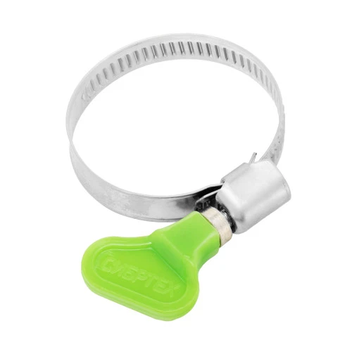 Хомуты металлические элемент крепления с формой ключа 25-40 мм, 50 штук в упаковке Сибртех