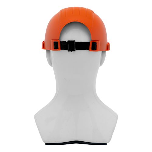 Каскетка защитная "Стиль", пластиковая, оранжевая Сибртех