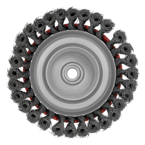 Щетка для УШМ, 150 мм, М14, "чашка", крученая проволока 0.35 мм Matrix