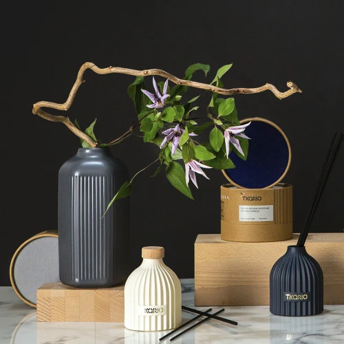 Диффузор ароматический cypress, jasmine & patchouli из коллекции edge, 200 мл, тёмно-синий