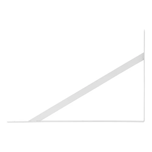 Кронштейн усиленный, 500 х 350 х 30 х 4 мм, белый Сибртех