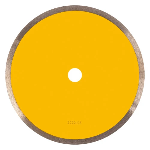 Диск алмазный отрезной 230 х 22,2 мм, сплошной, супертонкий, горячий пресс, мокрое резание Denzel