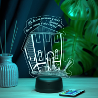 3D светильник  Светильник "Домик улитка"