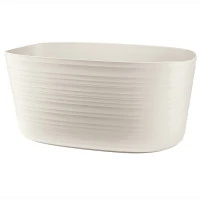 Кашпо для комнатных растений большое tierra, молочное