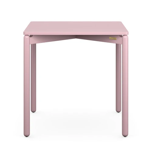 Стол обеденный saga, 75х75 см, розовый