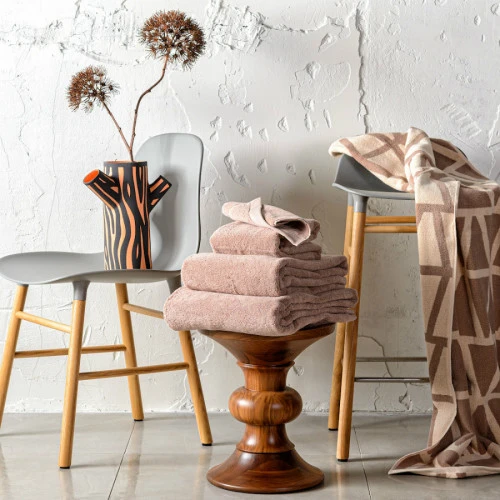 Полотенце банное коричневого цвета из коллекции essential, 90х150 см