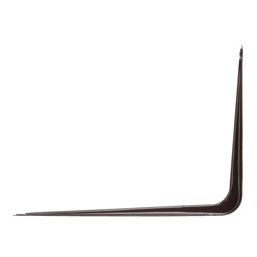 Кронштейн угловой с ребром, 150 х 200 мм, коричневый Сибртех