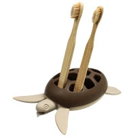 Держатель для зубных щеток/карандашей turtle, коричневый