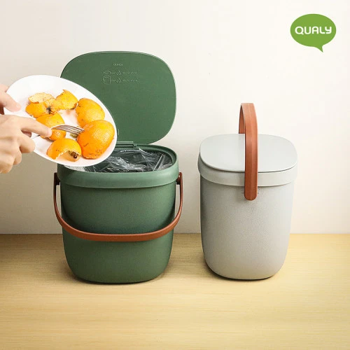 Контейнер для пищевых отходов foody, 3,5 л, зеленый