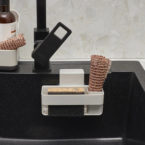 Органайзер для раковины подвесной ronja, 15,8х10,8х10 см, светло-серый