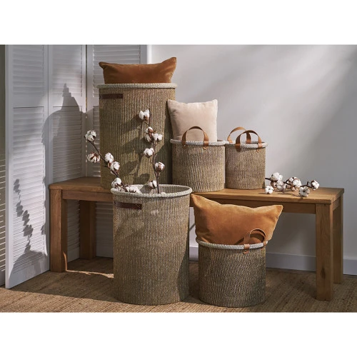 Корзина для хранения sustainable collection, D42х55 см, бежевая