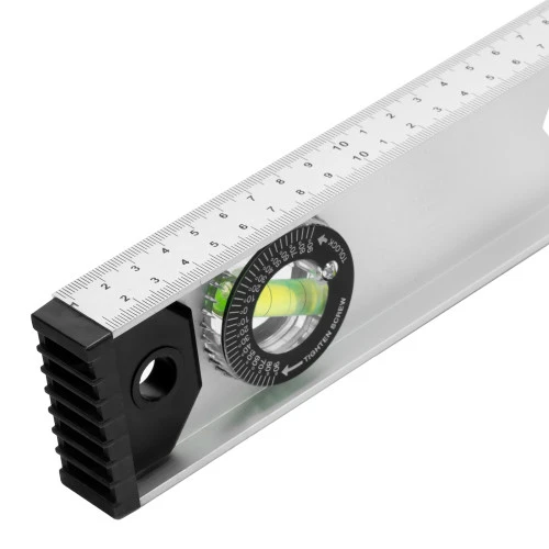 Уровень алюминиевый "Рельс", 1500 мм, 3 глазка (1 поворотный) Matrix