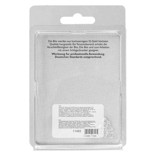 Бита торсионная PH2 x 50 мм, для ударных шуруповертов, 10 шт. Gross