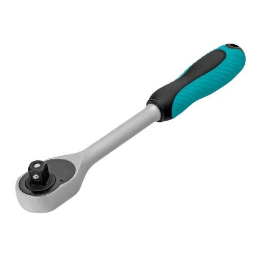 Ключ-трещотка 1/2", CrV, 72 зуба, с быстрым сбросом, матовый хром Stels