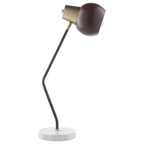 Лампа настольная rond, D18х60 см, сливовая