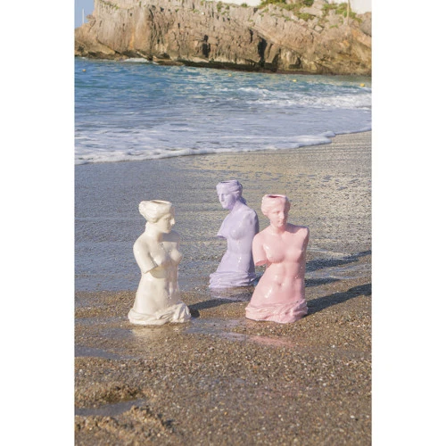 Ваза для цветов venus, 31 см, лиловая