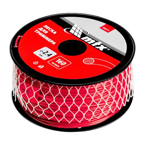 Леска для триммера круглая 2,4 мм х 160 м, на катушке MTX