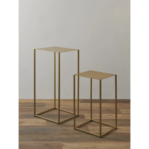Набор из 2-х столиков mayen gold, золотистые
