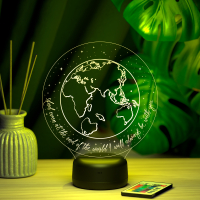 3D светильник  Светильник "Земной шар"